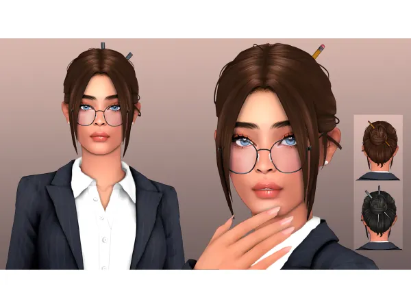 Maxis Match Miranda Hair - The Sims 4 Custom Content