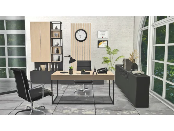 Alpha Office Sirens by simsfinds - The Sims 4 Custom Content