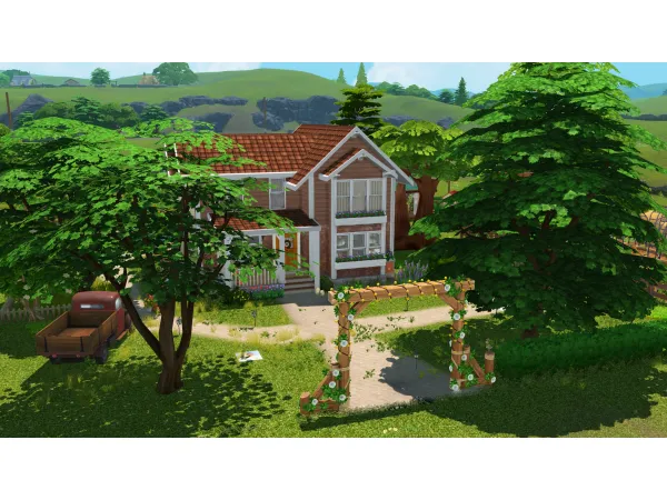 Maxis Match Family Farm by xsavannahx987 - The Sims 4 Custom Content