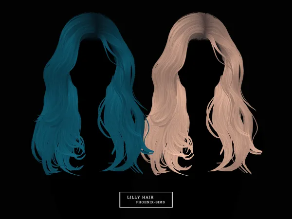 Alpha Lilly Hair - The Sims 4 Custom Content
