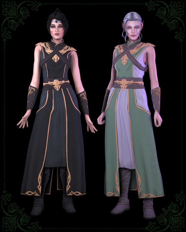 Alpha Mage robe female by simsfinds - The Sims 4 Custom Content