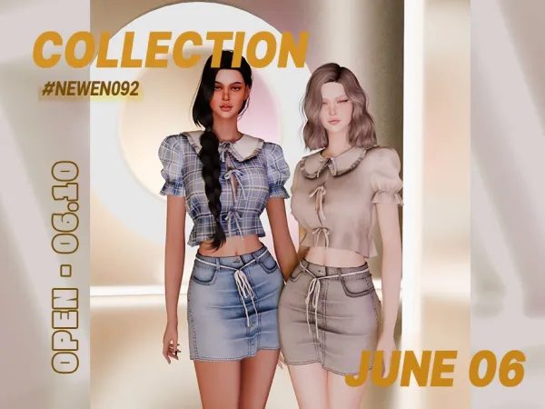 Alpha Collection June Set 01 by new_en092 - The Sims 4 Custom Content