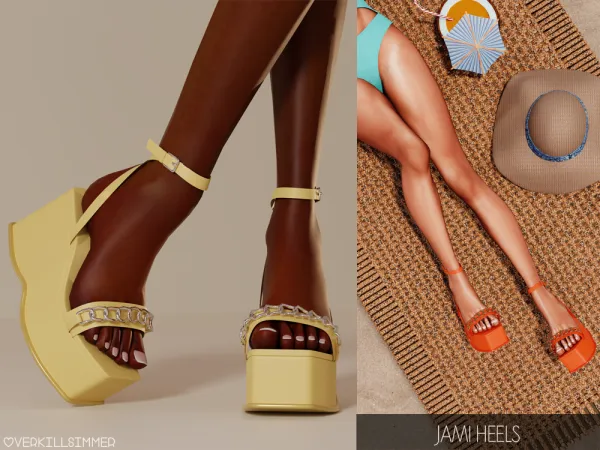 Alpha Jami heels - The Sims 4 Custom Content