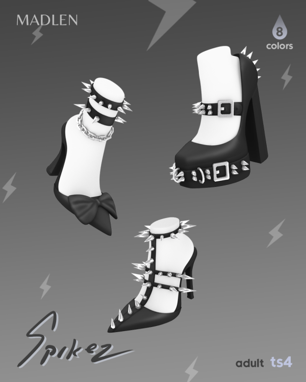 Maxis Match Spikez Set (Download) by simsfinds - The Sims 4 Custom Content