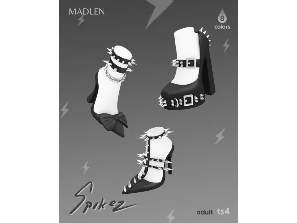 Maxis Match Spikez Set (Download) by madlen - The Sims 4 Custom Content