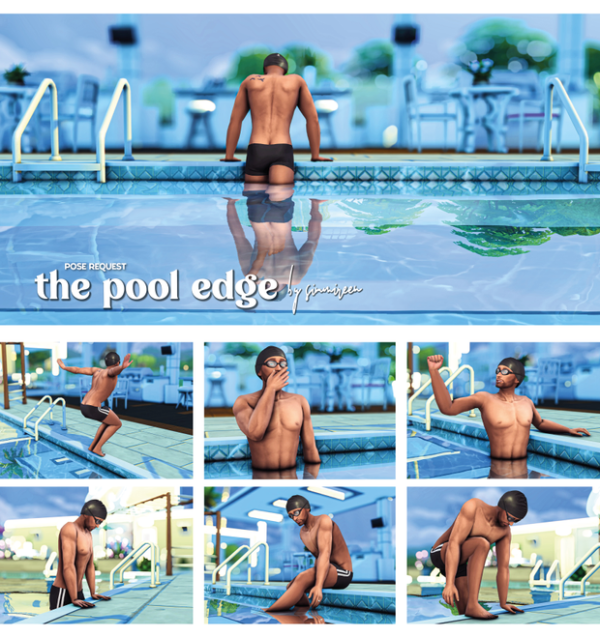 Mix The pool edge by simsfinds - The Sims 4 Custom Content