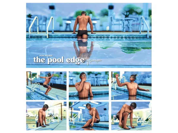 Mix The pool edge by simmireen - The Sims 4 Custom Content