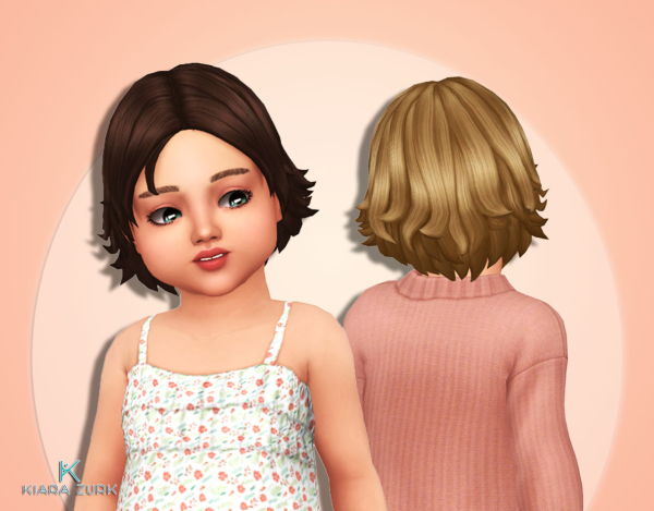 Maxis Match Sharon Hairstyle for Toddlers by simsfinds - The Sims 4 Custom Content