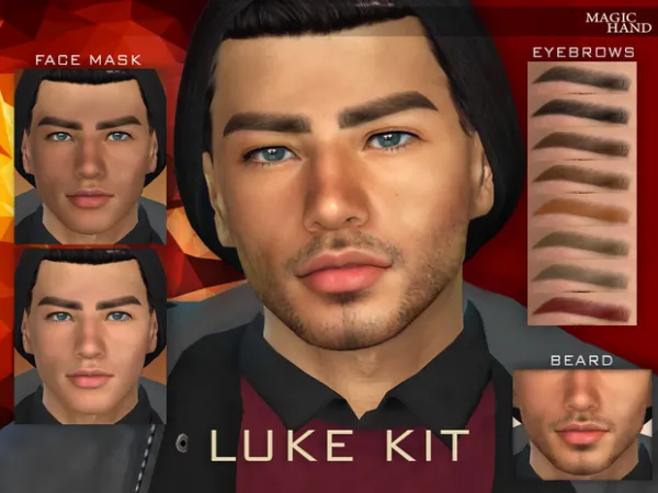 Alpha Luke Kit by magichandcc - The Sims 4 Custom Content