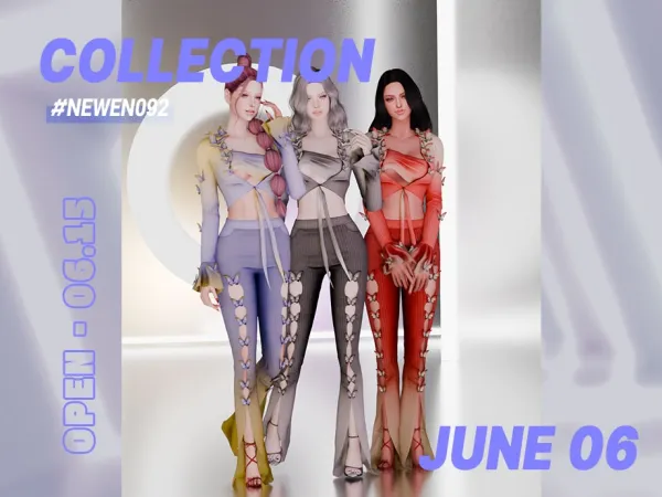 Alpha Collection June Set 02 by new_en092 - The Sims 4 Custom Content
