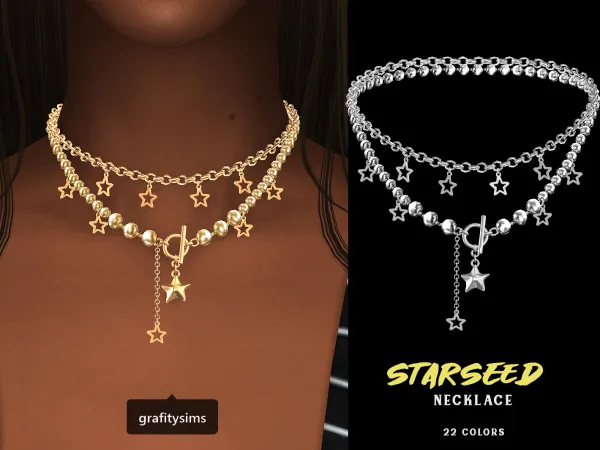 Alpha Starseed Necklace - The Sims 4 Custom Content
