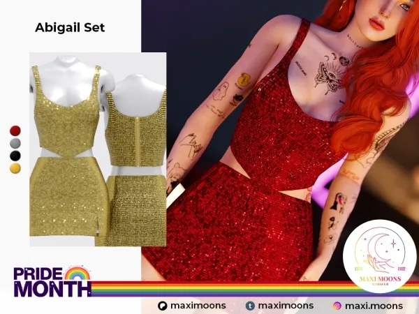 Alpha Abigail Set - The Sims 4 Custom Content