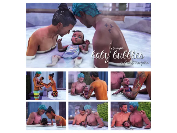 Mix Baby bubbles by simmireen - The Sims 4 Custom Content