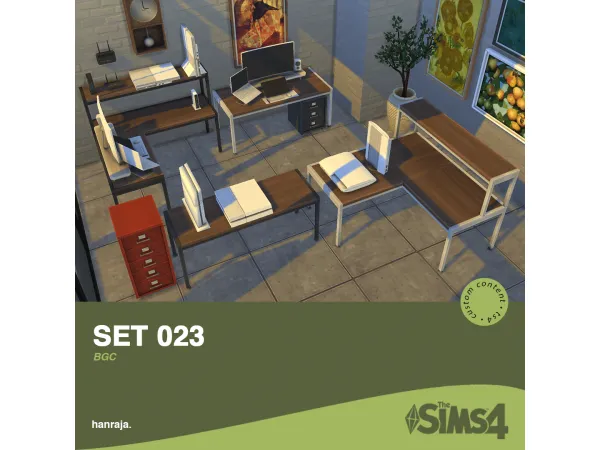 Maxis Match SET 023 by hanraja - The Sims 4 Custom Content