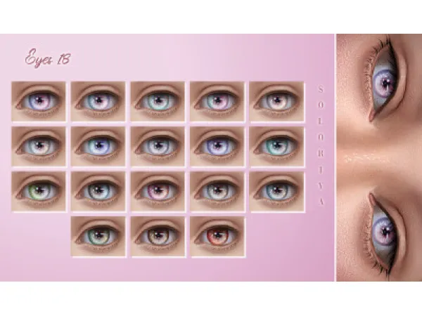 Alpha Eyes18 - The Sims 4 Custom Content