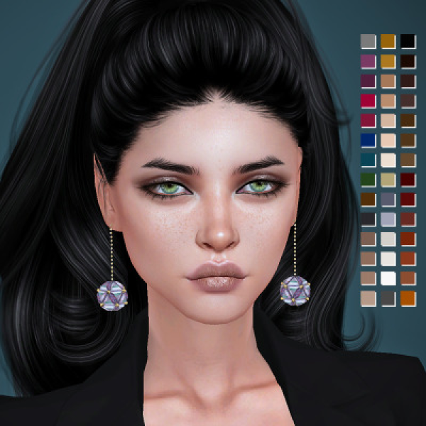 Alpha Eyebrows 17 by modcollective - The Sims 4 Custom Content