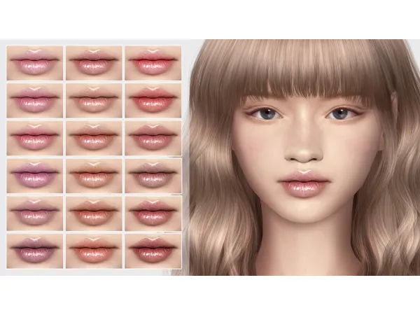 Alpha Serena Lipstick - The Sims 4 Custom Content