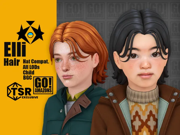 Maxis Match ELLI - The Sims 4 Custom Content