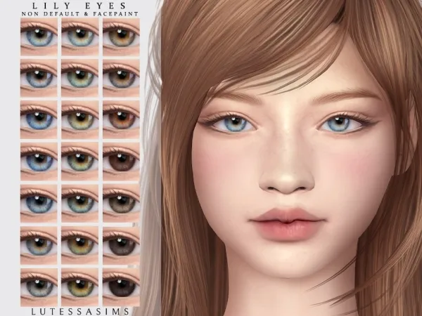 Mix Lily Eyes - The Sims 4 Custom Content