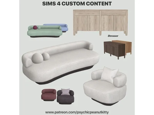 Mix November Living Room - The Sims 4 Custom Content