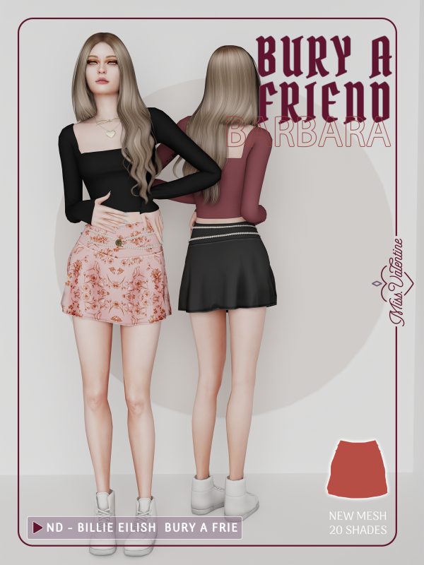 Maxis Match Barbara Skirt by simsfinds - The Sims 4 Custom Content
