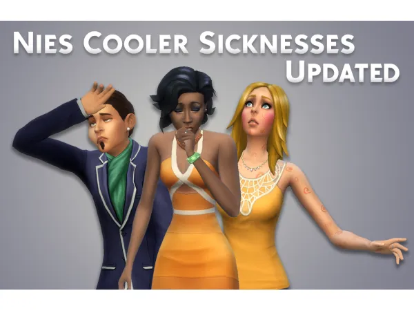 Maxis Match Nies' Cooler Sicknesses Updated by IntincrMars - The Sims 4 Custom Content