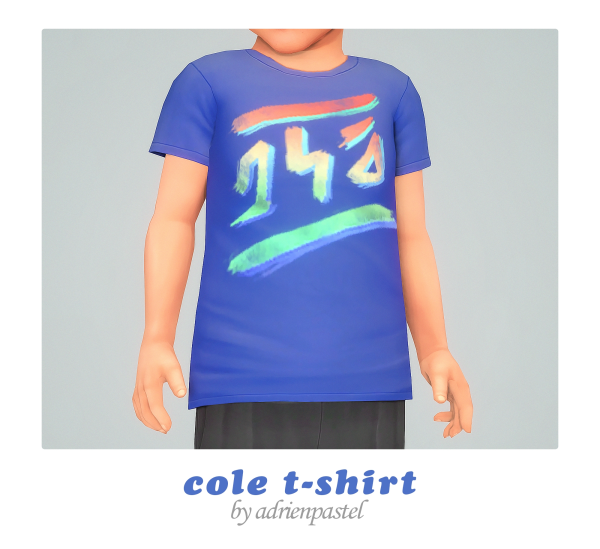 Maxis Match Cole T Shirt (Toddler) by simsfinds - The Sims 4 Custom Content