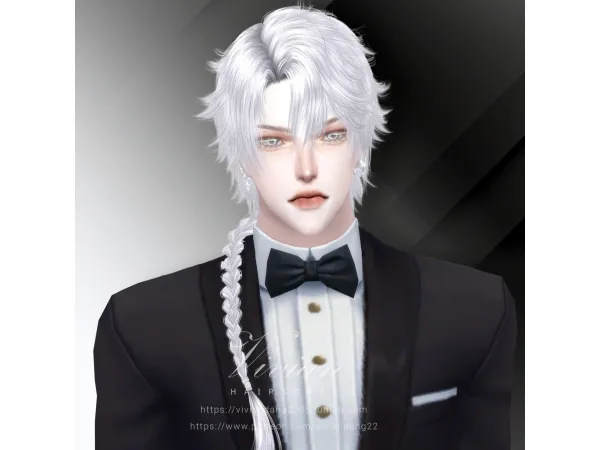 Alpha Star Hairstyle - The Sims 4 Custom Content