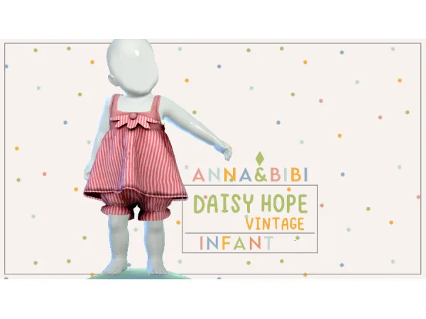 Maxis Match Daisy Hope Vintage [AnnaBibi] by anna_bibi - The Sims 4 Custom Content