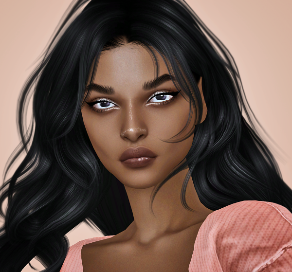Alpha Nose Lips shine by modcollective - The Sims 4 Custom Content