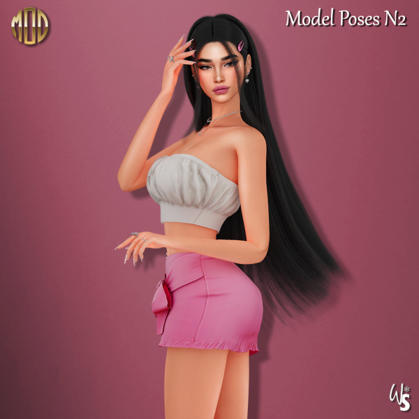 Mix Model Poses N2 (Pose pack CAS Poses) by modcollective - The Sims 4 Custom Content