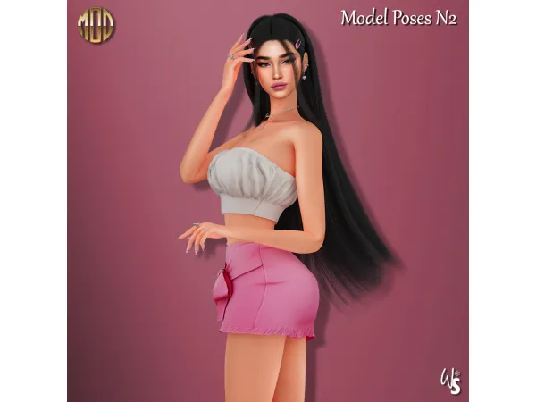 Mix Model Poses N2 (Pose pack CAS Poses) by wisteria_sims4 - The Sims 4 Custom Content
