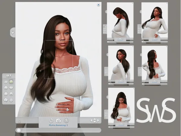 Mix Selfie Overrides Pregnancy Edition V1 by simwithshan - The Sims 4 Custom Content