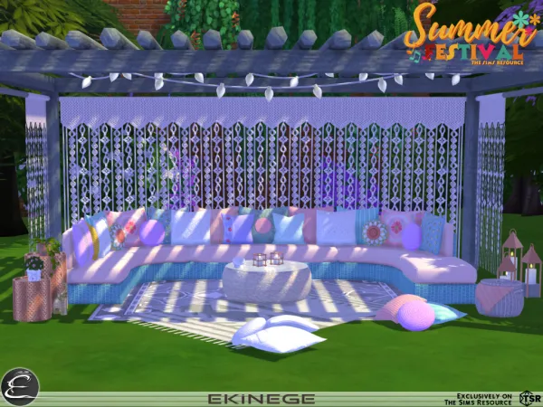 Summer Festival - Outdoor Seating Set - Part1