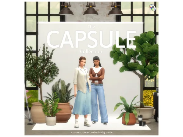 Maxis Match Capsule Collection by oakiyo - The Sims 4 Custom Content