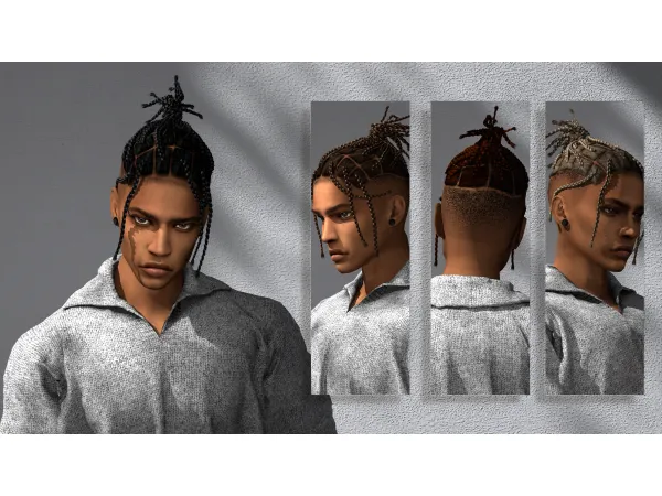 Alpha [MODCo] Travis Hairstyle by darknighttsims - The Sims 4 Custom Content