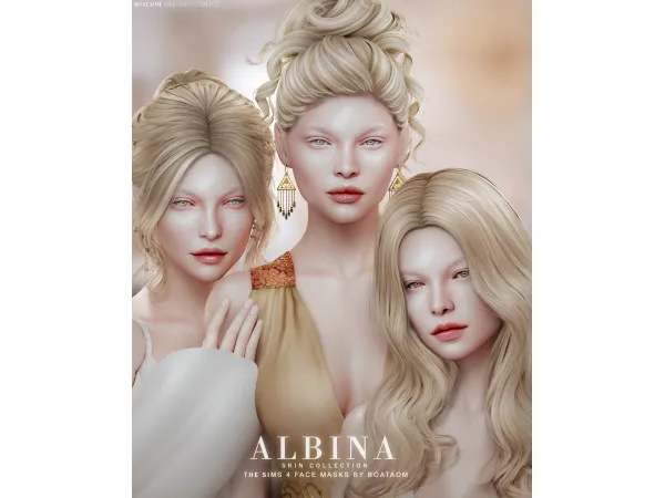 Alpha FACE MASKS AND SKIN OVERLAY COLLECTION LIPSTICK COLLECTION JUNE 2024 EARLY ACCESS by BoatAom - The Sims 4 Custom Content