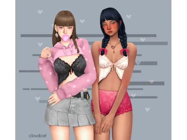 Lovestruck Set 💞 by cloudcatsims