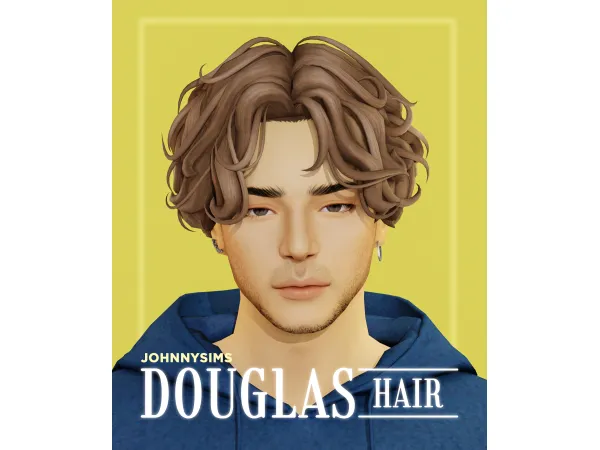 Douglas Hair by Johnnysims - The Sims 4 Custom Content