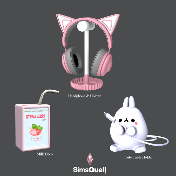Alpha Cute Set 1 by simsfinds - The Sims 4 Custom Content