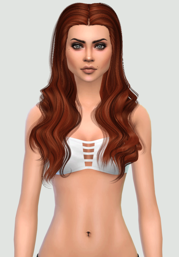 Alpha 9 hairs 13 waist chain by simsfinds - The Sims 4 Custom Content