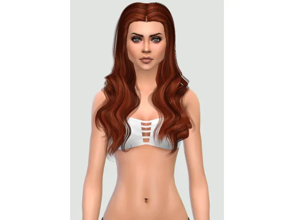 Alpha 9 hairs 13 waist chain by coloresurbanos - The Sims 4 Custom Content