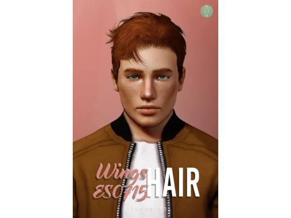 Wings ES0715 Hair 4to3 - The Sims 3 Custom Content