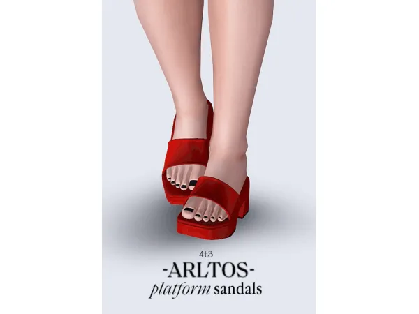platform sandals #199