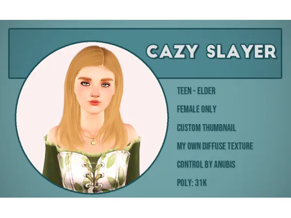 Cazy Slayer - The Sims 3 Custom Content