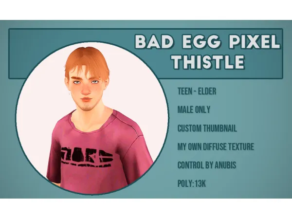 Bad Egg Pixel Thistle