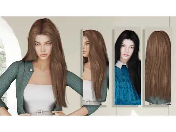 Alpha [MODCo] Sasha Hairstyle by darknighttsims - The Sims 4 Custom Content