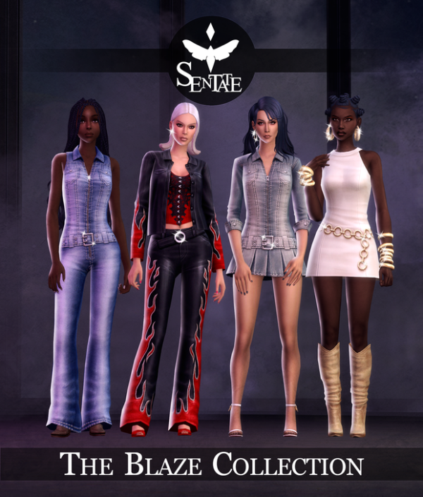 Maxis Match The Blaze Collection by simsfinds - The Sims 4 Custom Content