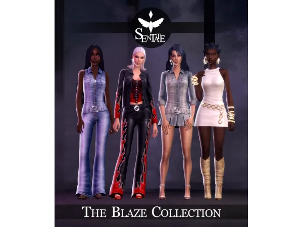 Maxis Match The Blaze Collection by sentate - The Sims 4 Custom Content