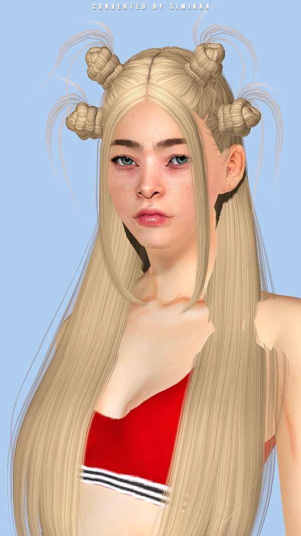 LeahLillith Y2K Oren Hair by simsfinds - The Sims 3 Custom Content